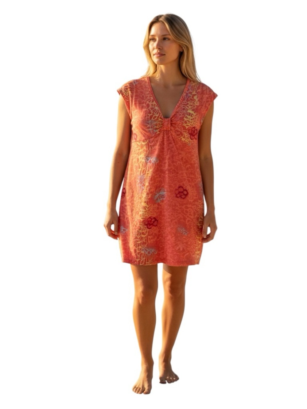 Lole Statira can sleeve tropical dress. Size medium. GUC